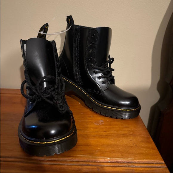 Dr. Martens 1460 Pascal Bex 8-Eye Boot - Big Kid - Black | Size 2 - Picture 1 of 5